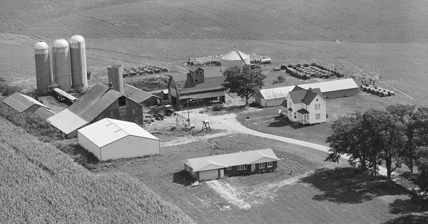 Vintage Aerial photo from 1978 in Ogle County, IL