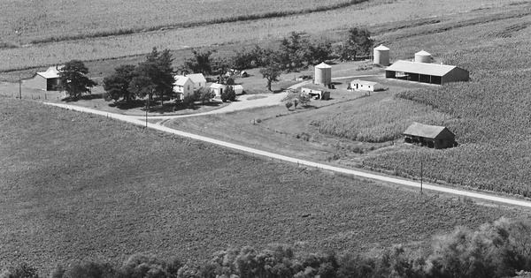 Vintage Aerial photo from 1980 in Atchison County, MO