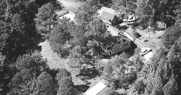 Vintage Aerial photo from 1995 in Johnston County, NC