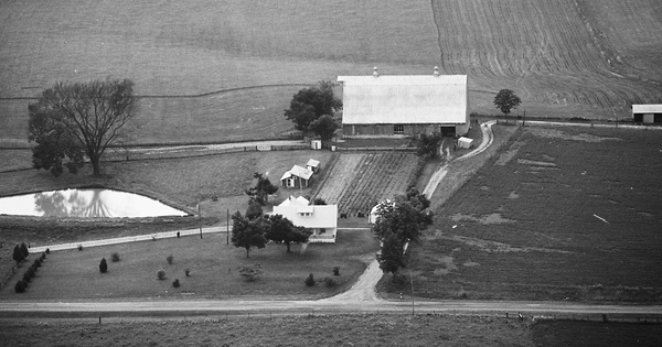 Vintage Aerial photo from 1976 in Cape Girardeau County, MO