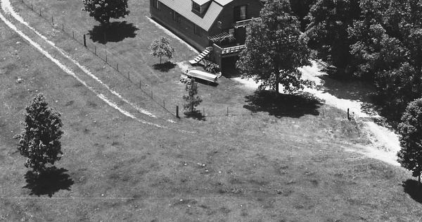 Vintage Aerial photo from 1990 in Lewis County, TN