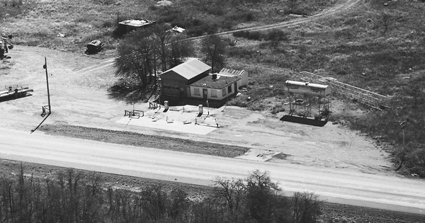 Vintage Aerial photo from 1986 in Callahan County, TX