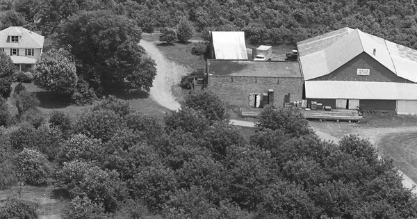 Vintage Aerial photo from 1987 in Monroe County, WV