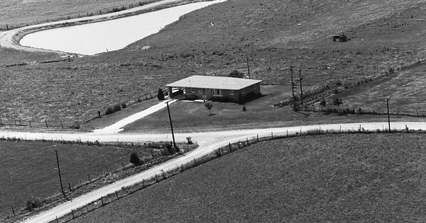 Vintage Aerial photo from 1970 in Marion County, MO