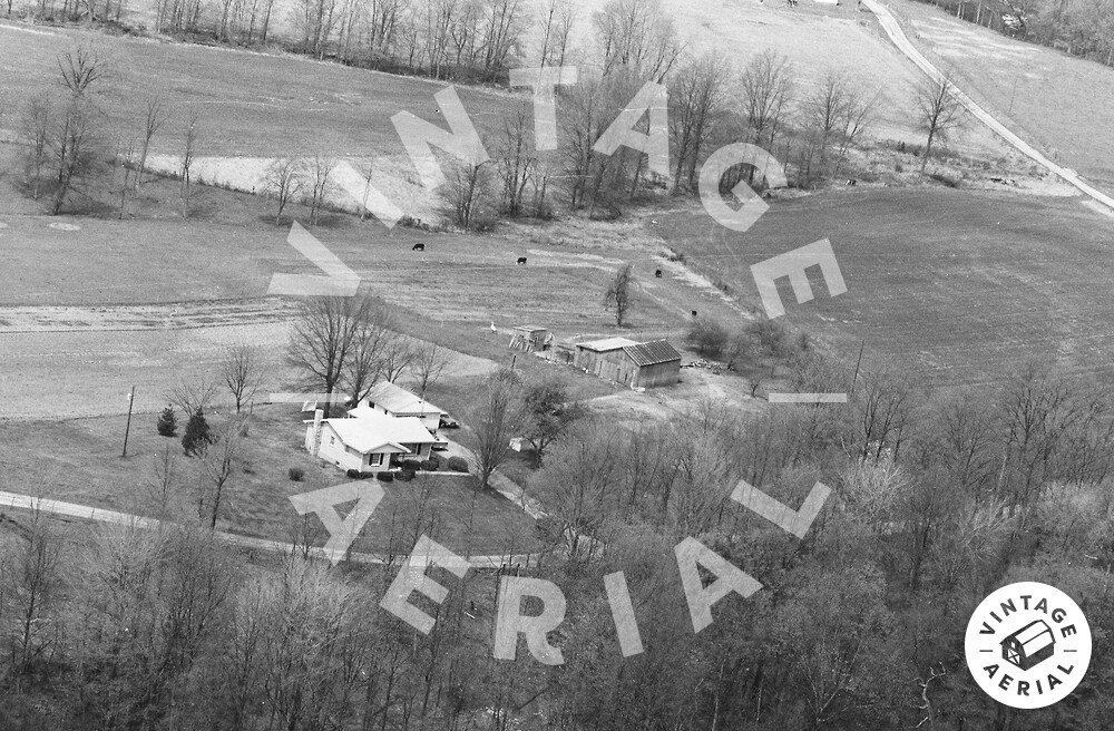 Vintage Aerial Kentucky Larue County 1982 23WLA16
