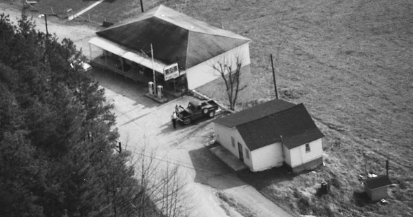 Vintage Aerial photo from 1982 in Johnson County, KY