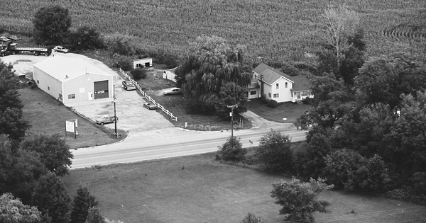 Vintage Aerial photo from 1980 in Jackson County, MI