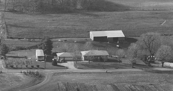 Vintage Aerial photo from 1981 in LaPorte County, IN