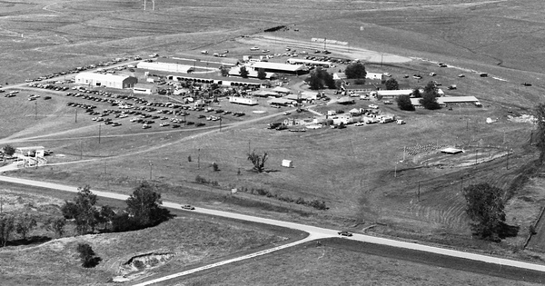 Vintage Aerial photo from 1975 in Ida County, IA