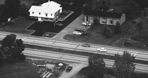 Vintage Aerial photo from 1983 in Oakland County, MI