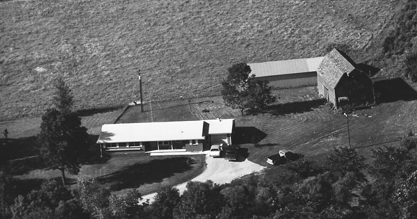 Vintage Aerial photo from 1973 in Montgomery County, IN