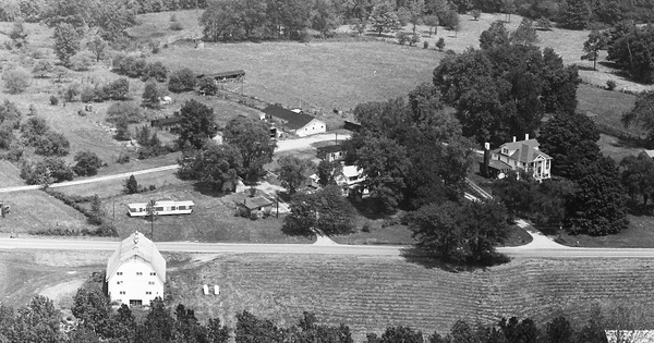 Vintage Aerial photo from 1970 in Morgan County, IN