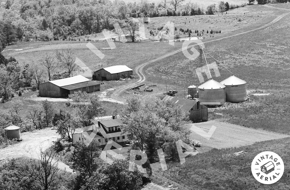 Vintage Aerial Kentucky Spencer County 1980 15SSP33