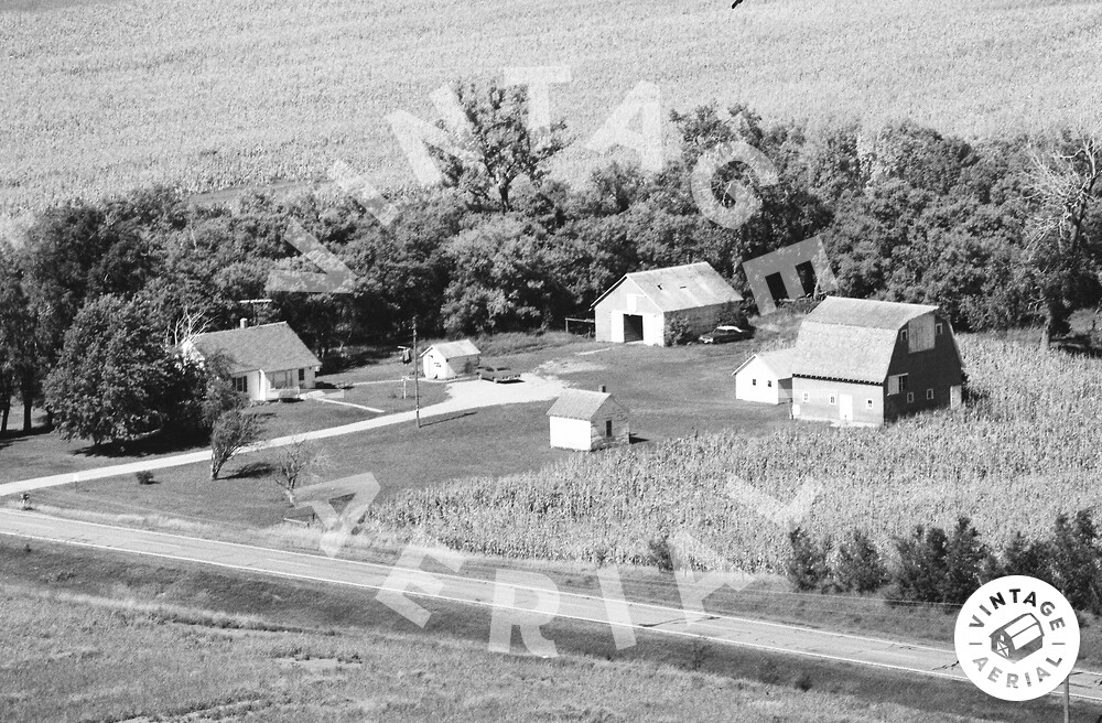 Vintage Aerial Minnesota Lyon County 1977 45MLY16