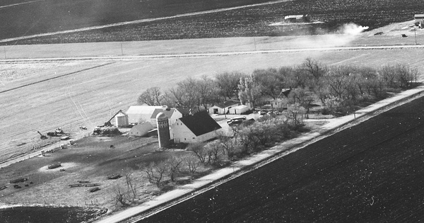 Vintage Aerial photo from 1975 in Nobles County, MN