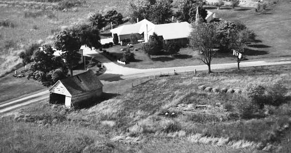 Vintage Aerial photo from 1982 in White County, IN