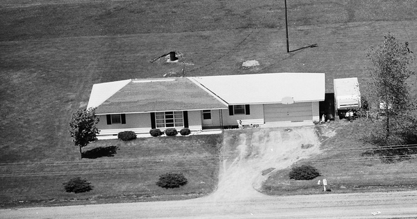 Vintage Aerial photo from 1979 in Whitley County, IN