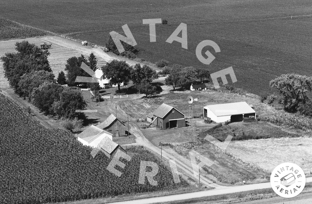 Vintage Aerial Iowa Boone County 1973 31BBO15