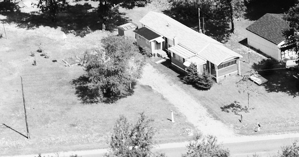 Vintage Aerial photo from 1983 in Roscommon County, MI