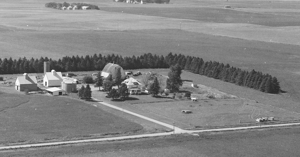 Vintage Aerial photo from 1999 in Calhoun County, IA