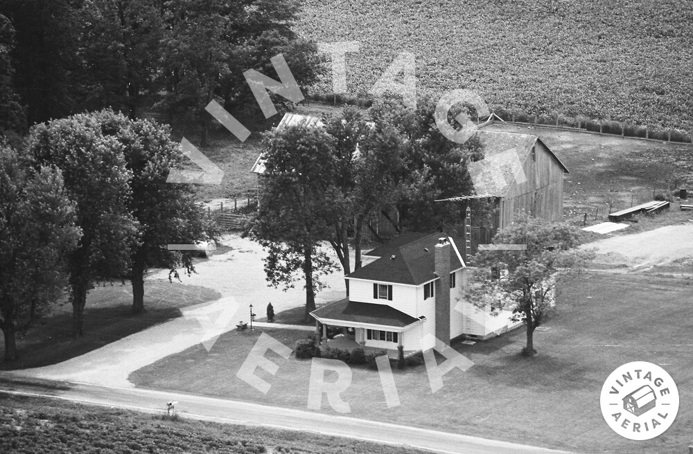 Vintage Aerial Indiana Randolph County 1979 36DRA4