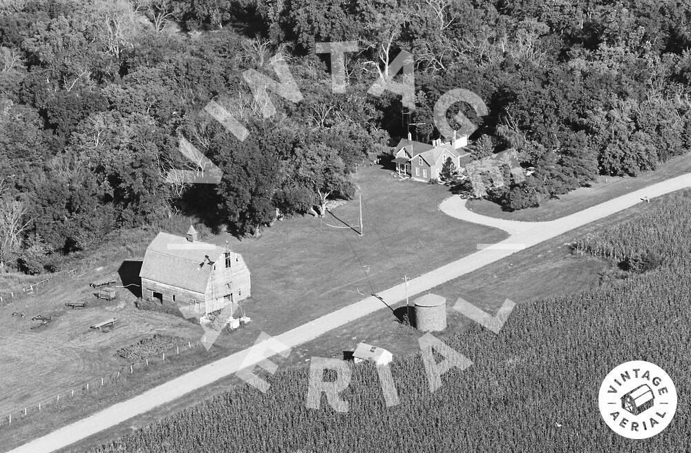 Vintage Aerial Minnesota Lac qui Parle County 1979 43FLA5