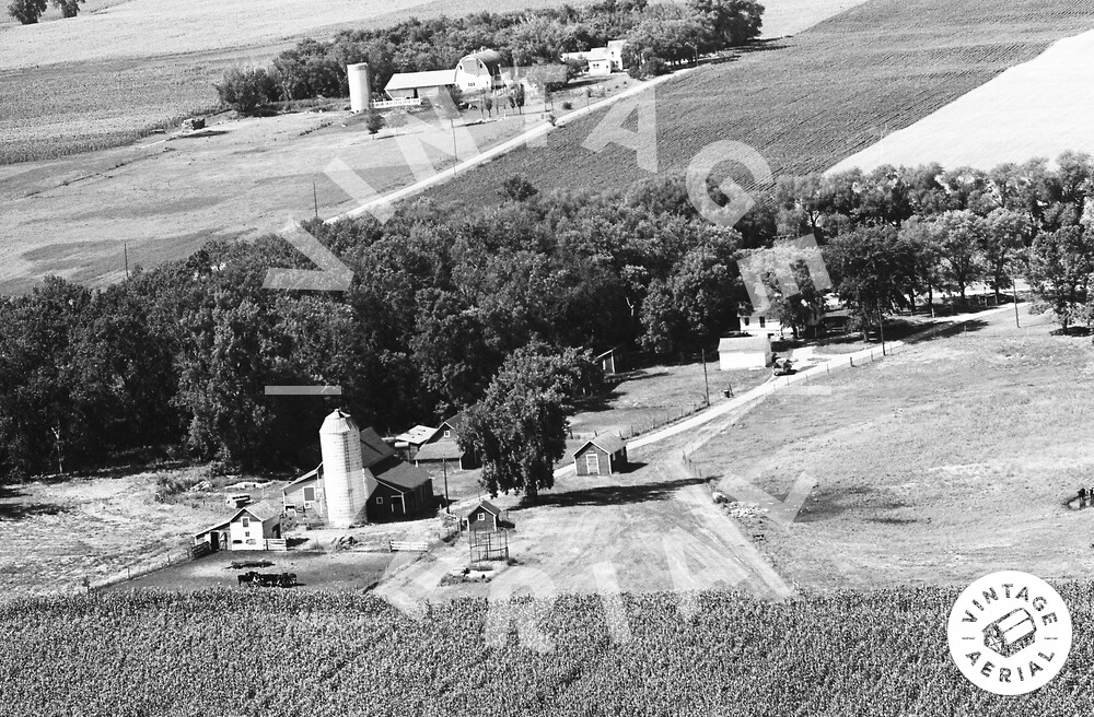 Vintage Aerial Minnesota Renville County 1967 58MRE26