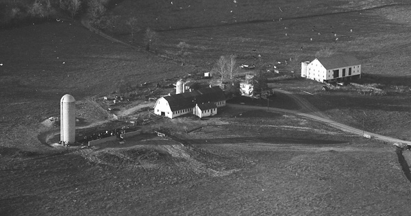 Vintage Aerial photo from 1967 in Frederick County, MD