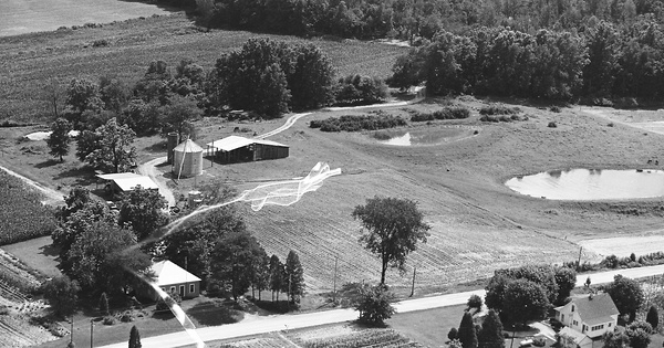 Vintage Aerial photo from 1981 in Dubois County, IN