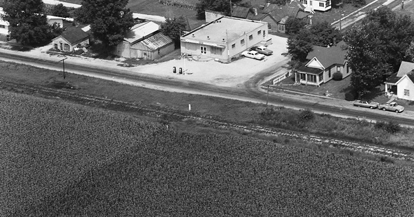 Vintage Aerial photo from 1972 in Douglas County, IL