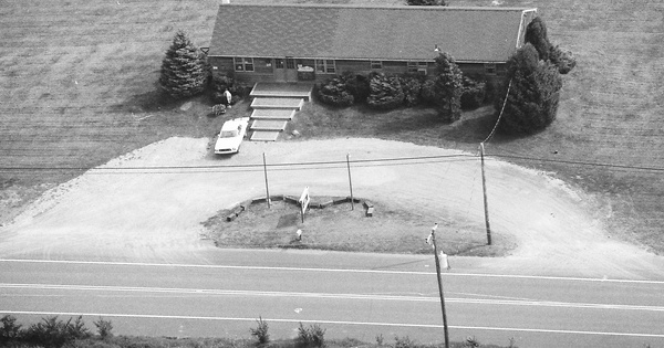 Vintage Aerial photo from 1989 in Chester County, PA