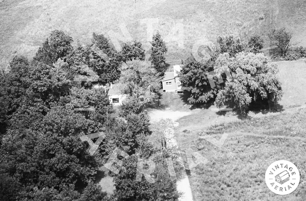 Vintage Aerial Pennsylvania Clarion County 1969 42OCL6