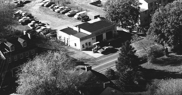 Vintage Aerial photo from 1973 in Chester County, PA
