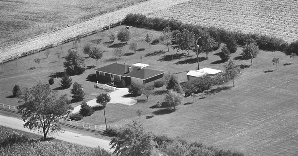 Vintage Aerial photo from 1981 in St. Clair County, IL