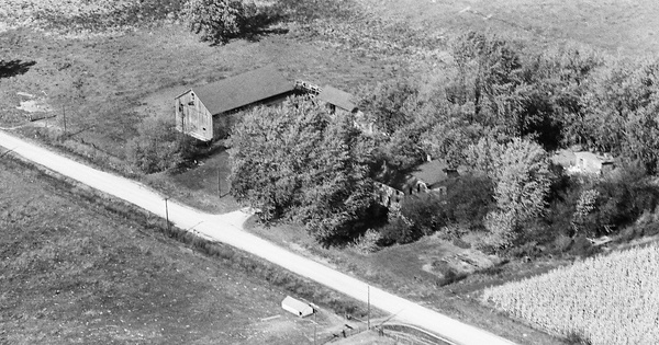Vintage Aerial photo from 1964 in Stephenson County, IL