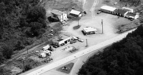Vintage Aerial photo from 1993 in Bedford County, PA