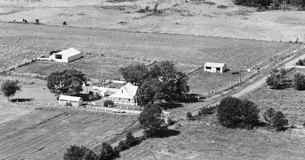 Vintage Aerial photo from 1981 in St. Clair County, MO