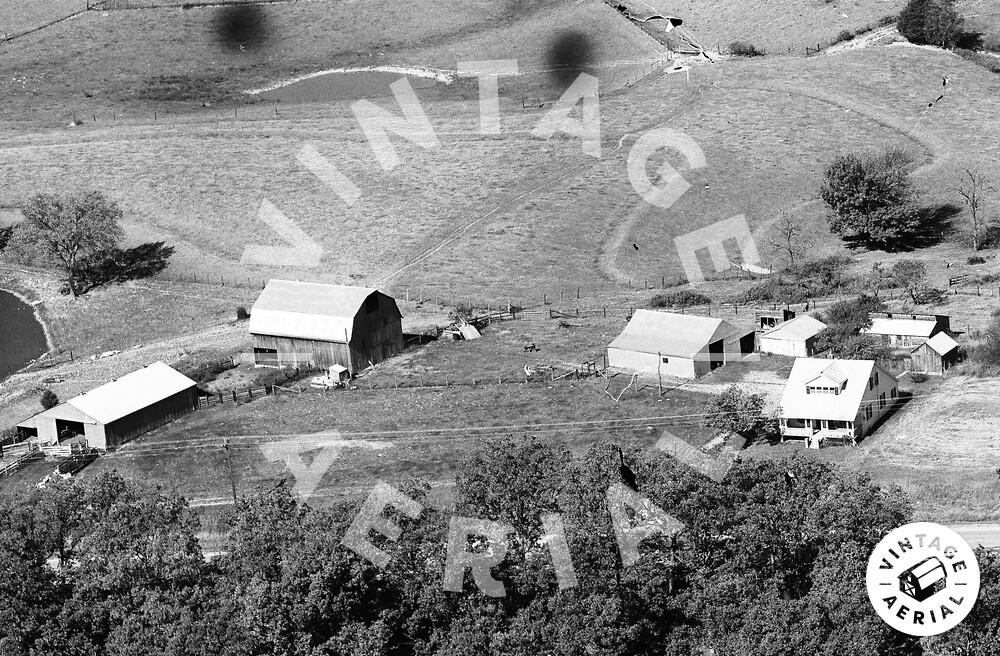 Vintage Aerial Missouri Ste. Genevieve County 1976 6FSTG30
