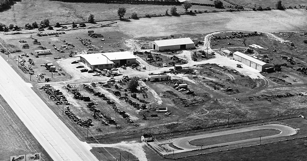 Vintage Aerial photo from 1968 in Winnebago County, IL