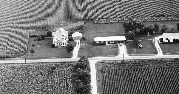 Vintage Aerial photo from 1971 in Will County, IL