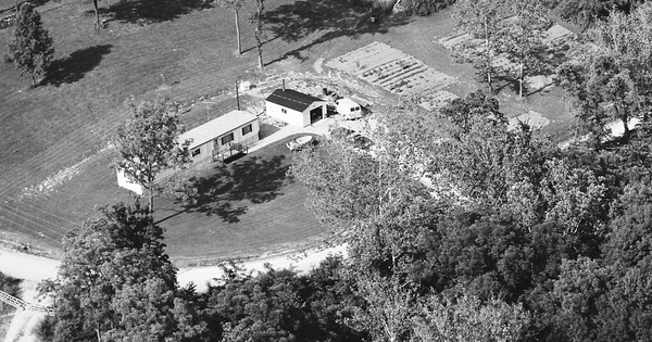 Vintage Aerial photo from 1983 in Carroll County, IN
