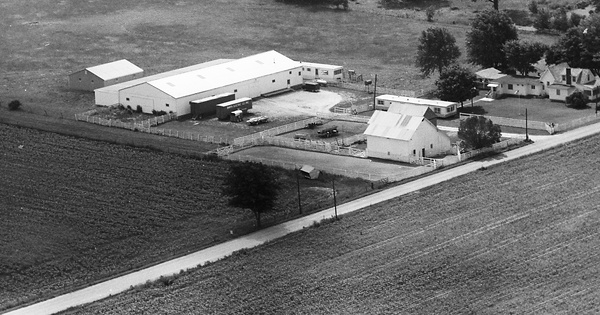 Vintage Aerial photo from 1972 in Boone County, IN