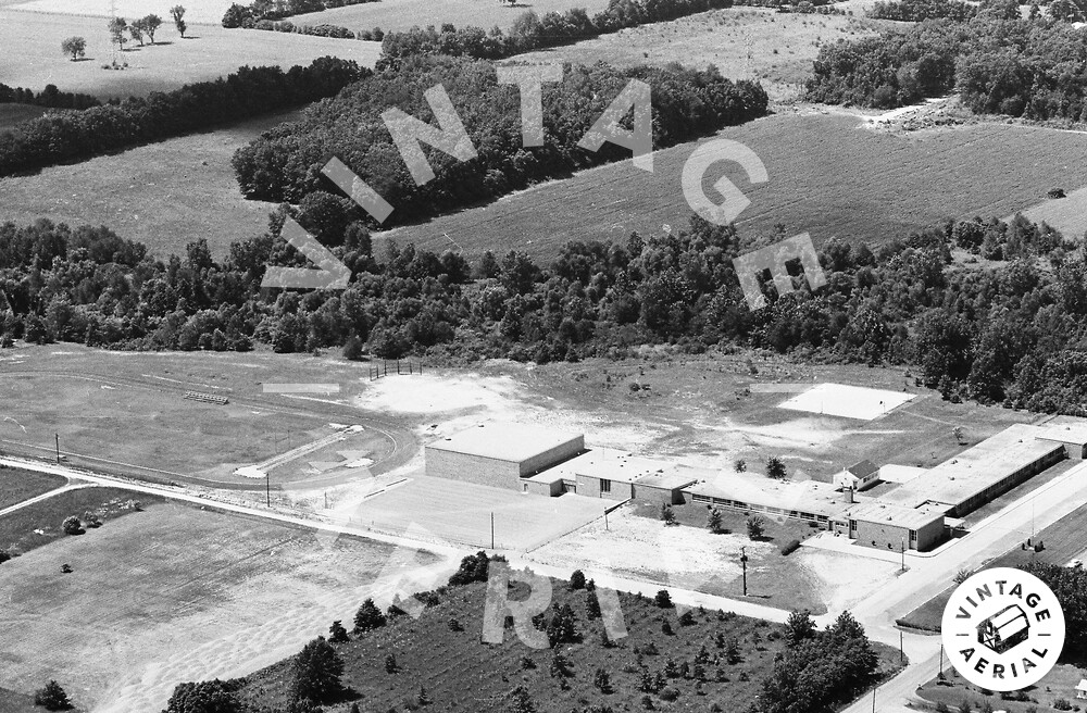 Vintage Aerial Indiana Elkhart County 1967 82EEL4