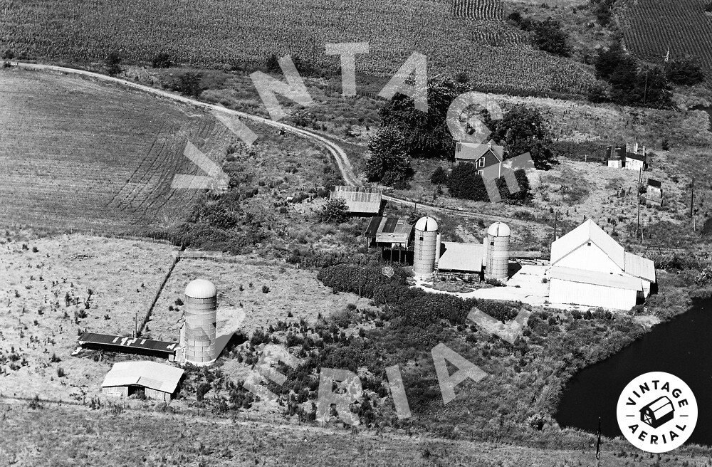 Vintage Aerial Illinois Vermilion County 1966 72FVE10