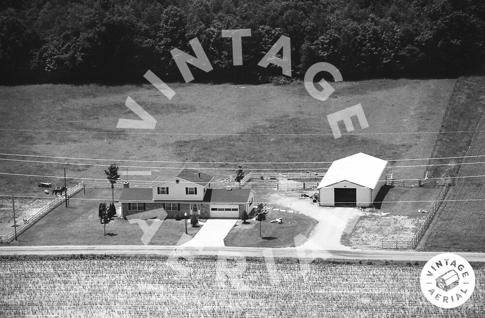 Vintage Aerial Indiana Elkhart County 1977 32HEL9