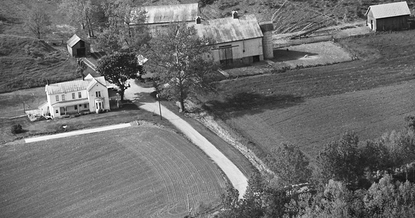 Vintage Aerial photo from 1982 in Franklin County, IN