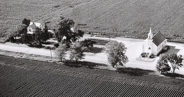 Vintage Aerial photo from 1980 in LaSalle County, IL
