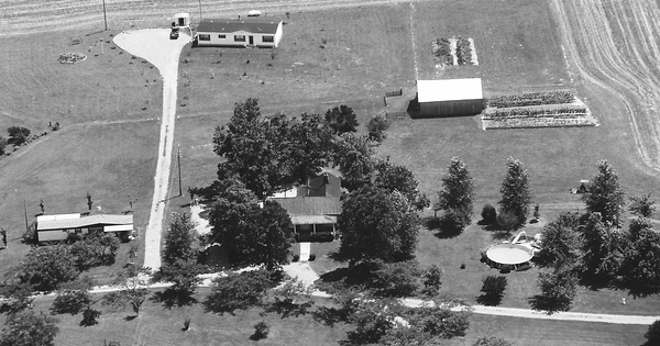 Vintage Aerial photo from 1994 in Robertson County, TN