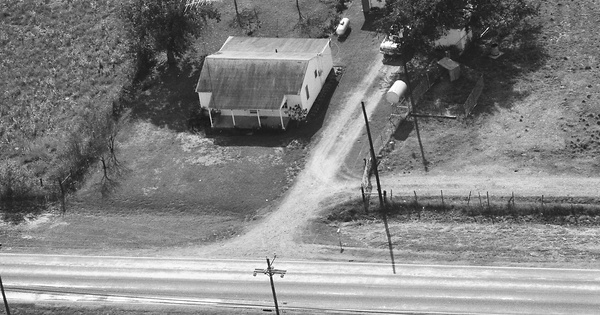 Vintage Aerial photo from 1987 in Victoria County, TX