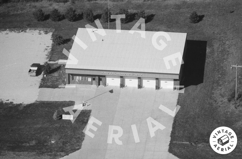 Vintage Aerial Nebraska Cass County 1988 38JCA23